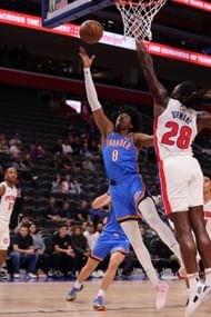 Oklahoma City Thunder v Detroit Pistons